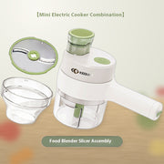Wireless Electric Garlic Chopper – Rechargeable Mini Food Grinder