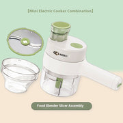 Wireless Electric Garlic Chopper – Rechargeable Mini Food Grinder